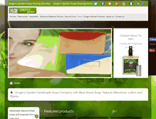 Tablet Screenshot of gingersgarden.com